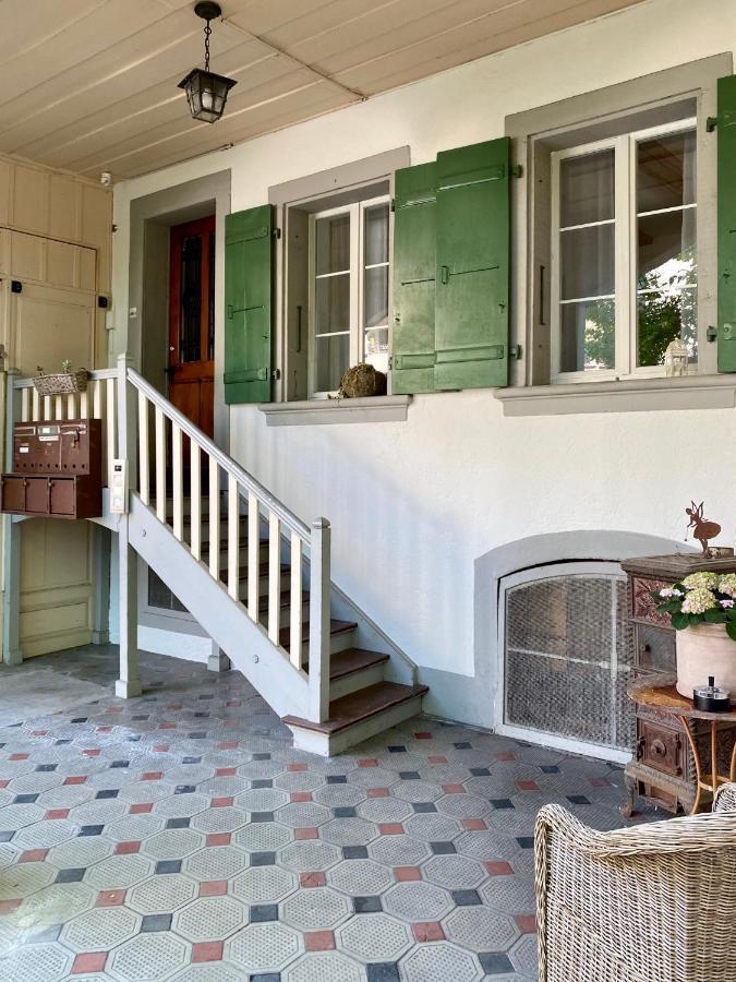 Beautiful Studio In A Villa From 18Th Century Thun Exteriör bild