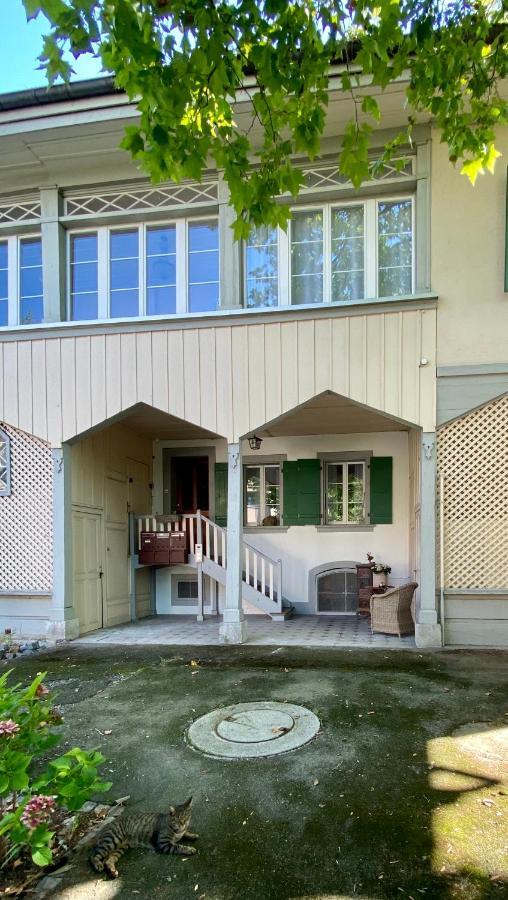 Beautiful Studio In A Villa From 18Th Century Thun Exteriör bild